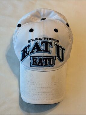 Top of the World White East Alabama Tech University EATU SnapBack Hat